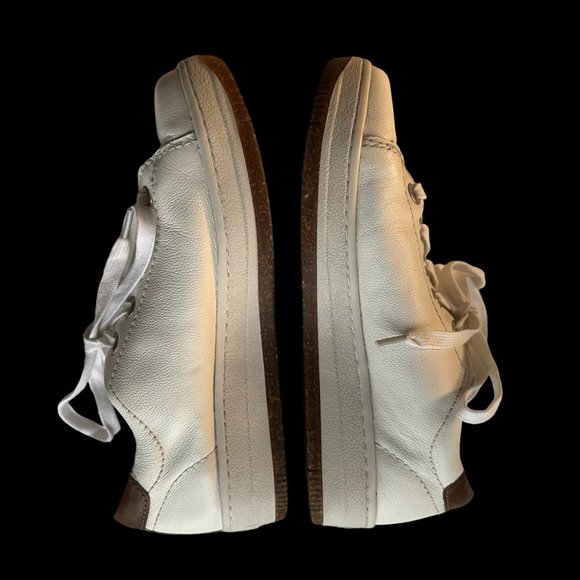 Josef Seibel Kim Comfort Shoes Size 6 Cork Insoles Lace-ups White Leather EUC - Picture 8 of 12